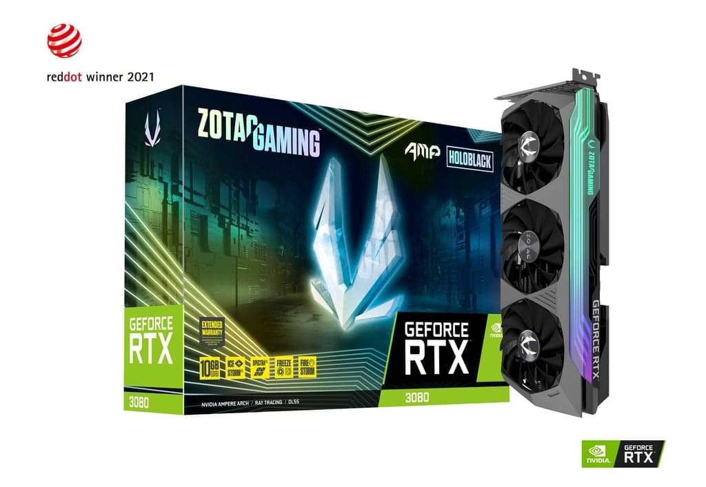 PLACA VIDEO RTX 3080 HOLO AMP ZOTAC NOUA