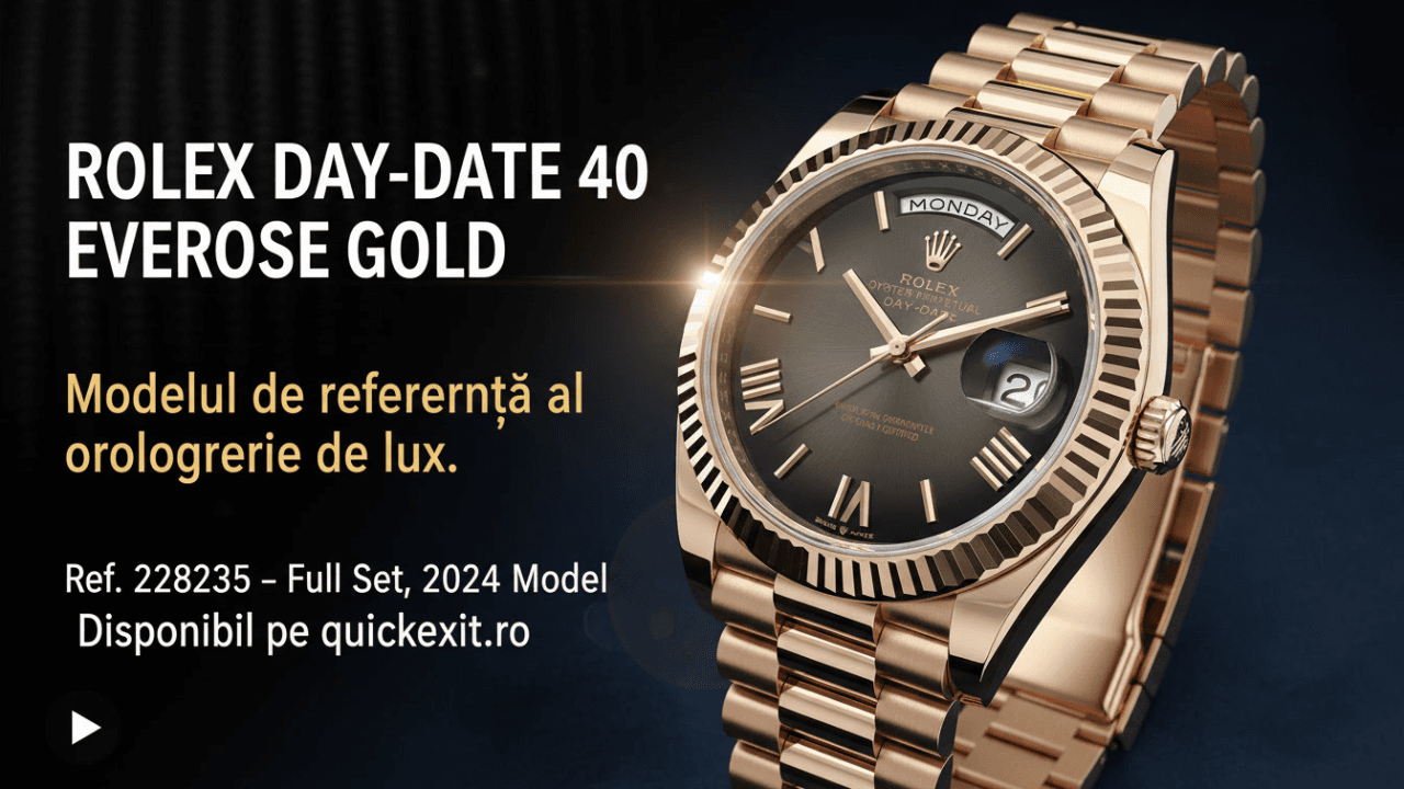 Rolex Day-Date 40 Everose Gold (Ref. 228235) – Full Set, 2024